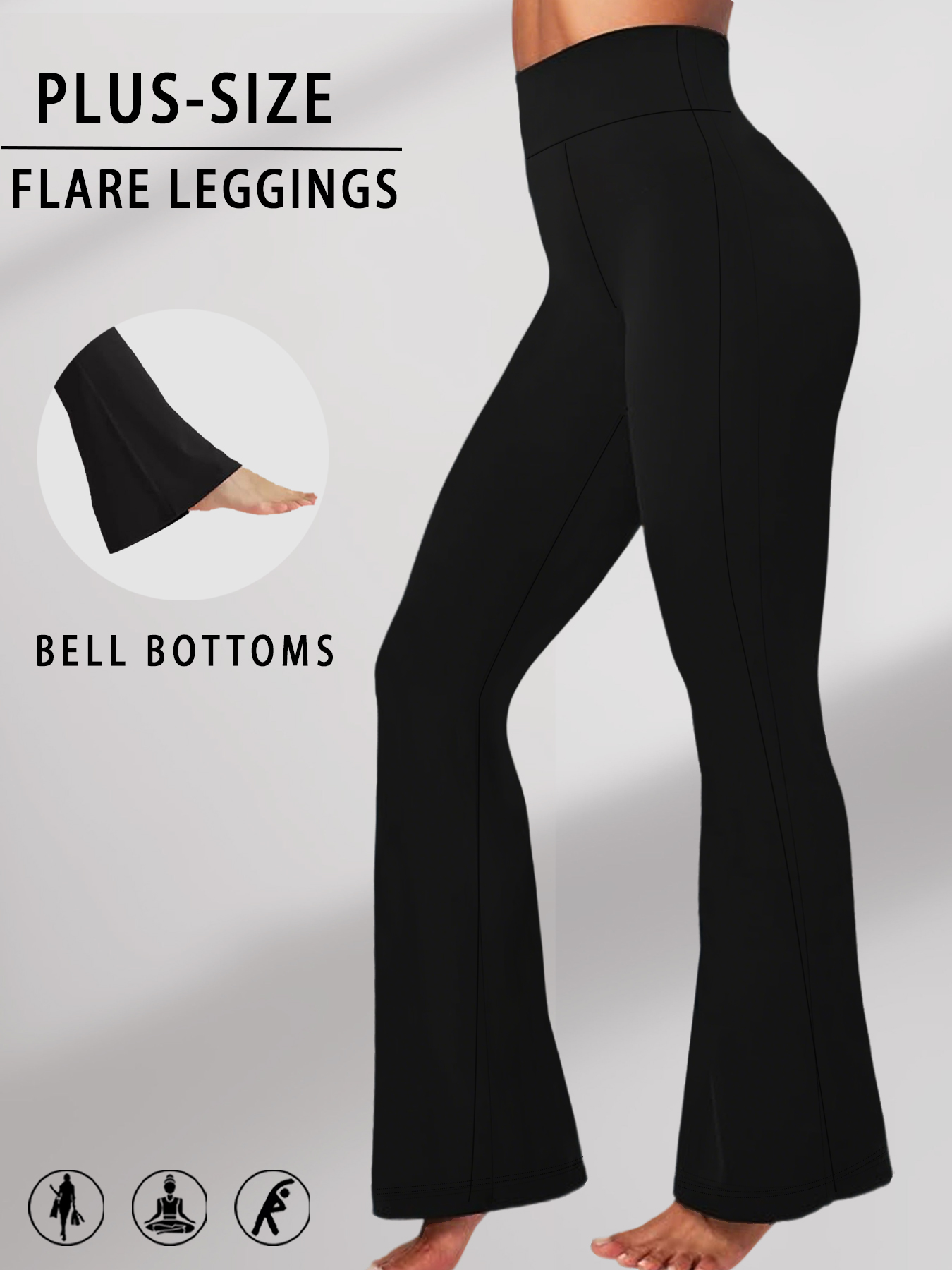 Plus Size Women's Super Soft F - Yoga Fitness Up 评论和价格