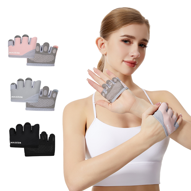 Pair of Fitness Fingerless Glo - Yoga Fitness Pilates 评论和价格
