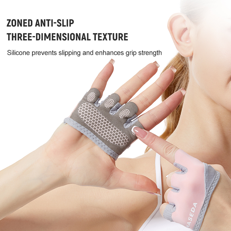 Pair of Fitness Fingerless Glo - Yoga Fitness Pilates 评论和价格