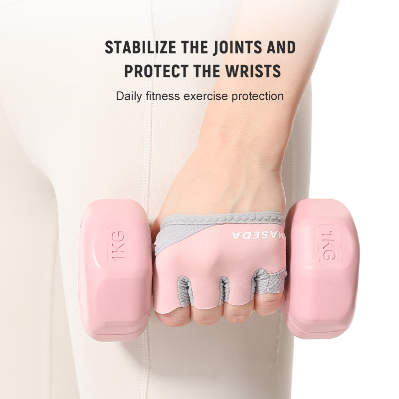 Pair of Fitness Fingerless Glo - Yoga Fitness Pilates 评论和价格