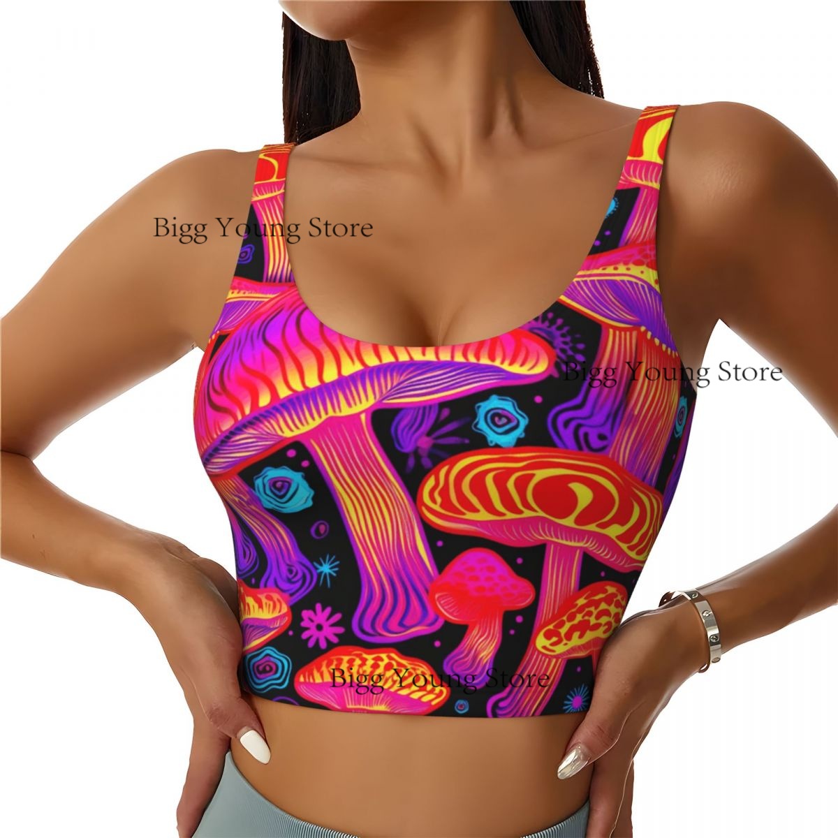 Group Mushrooms Basic Tops Wom - Yoga Fitness Group 评论和价格