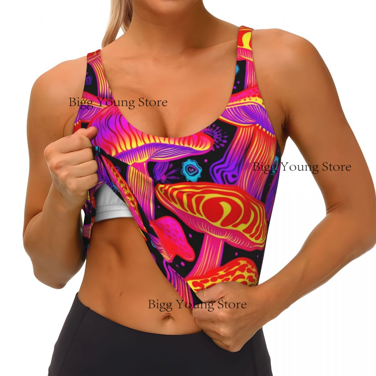 Group Mushrooms Basic Tops Wom - Yoga Fitness Group 评论和价格