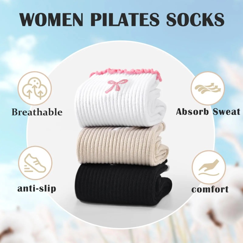 Professional Yoga Socks, Cotto - Yoga Fitness Pilates 评论和价格