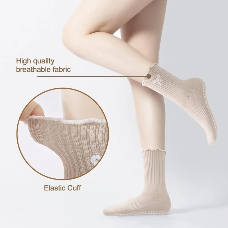 Professional Yoga Socks, Cotto - Yoga Fitness Pilates 评论和价格