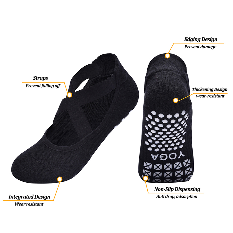 Women Non-Slip Yoga Socks Sili - Yoga Fitness Pilates 评论和价格