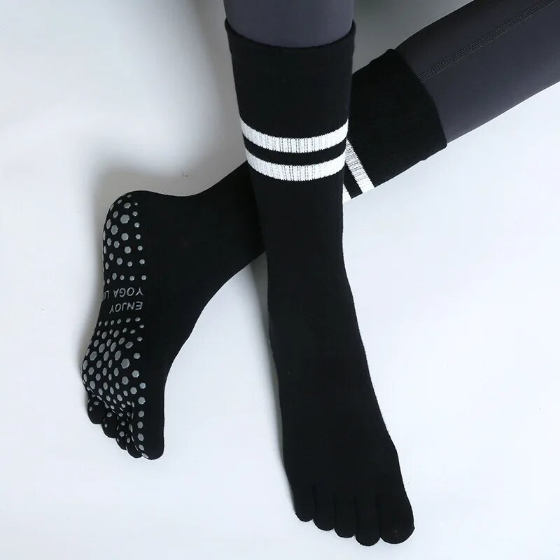 Women Breathable Yoga Socks Mi - Yoga Fitness Pilates 评论和价格