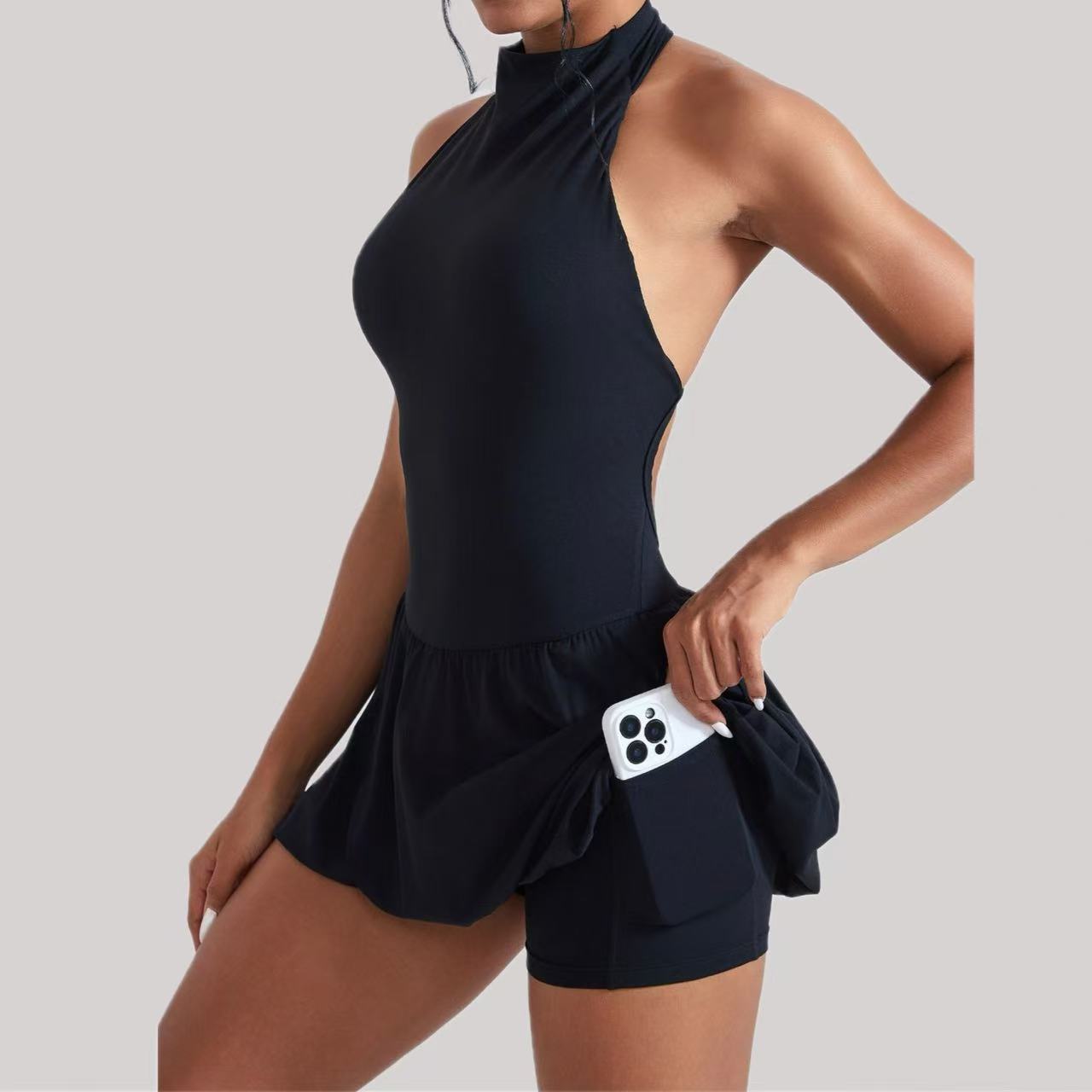 Ningyu High Neck Golf Tennis D - Yoga Fitness Group 评论和价格