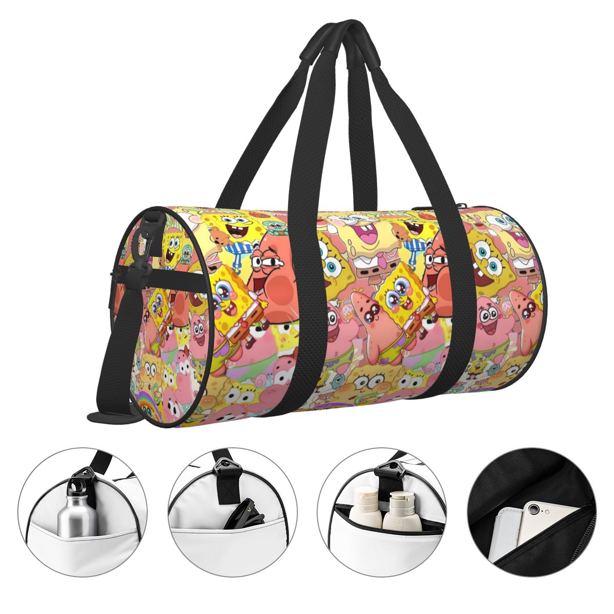 Travel Bag S-SpongeBobed Pink  - Yoga Fitness Group 评论和价格