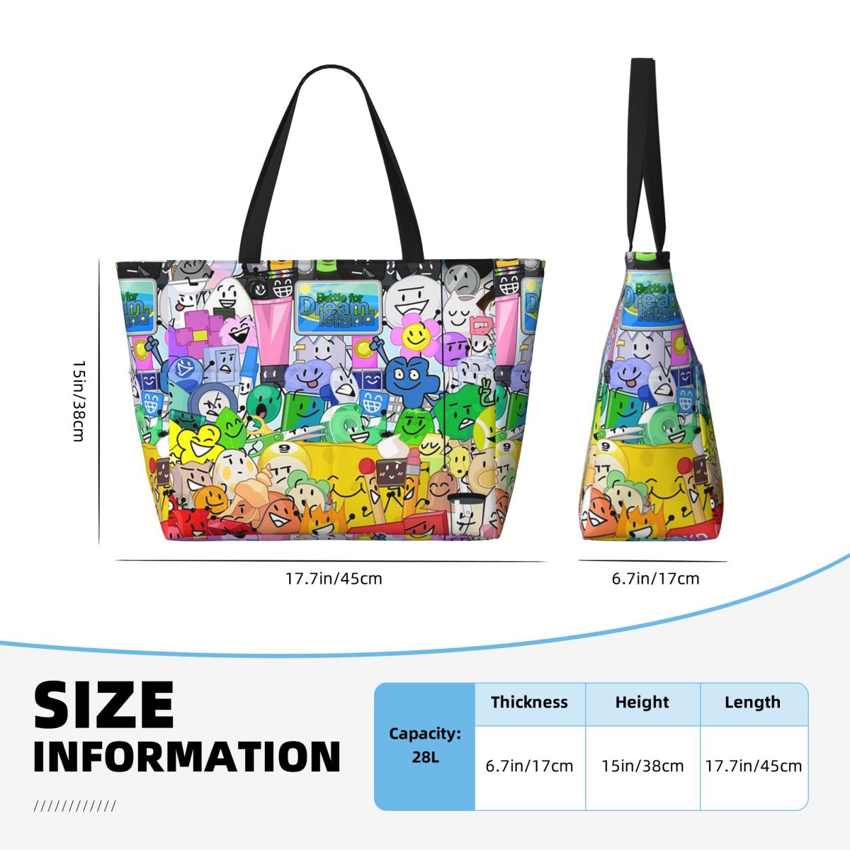 BFDI Group Picture Beach Tote  - Yoga Fitness Group 评论和价格