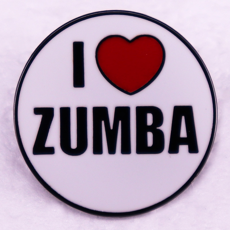 i Love Zumba Enamel Pin fun hi - Zumba & Yoga Fitness By Anushree Pune Reviews 评论和价格